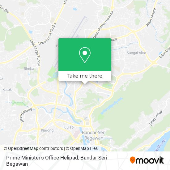 Prime Minister's Office Helipad map