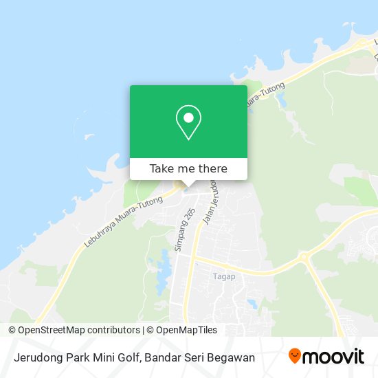 Jerudong Park Mini Golf map