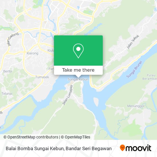 Balai Bomba Sungai Kebun map