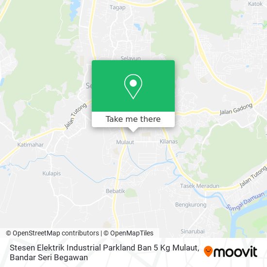 Stesen Elektrik Industrial Parkland Ban 5 Kg Mulaut map