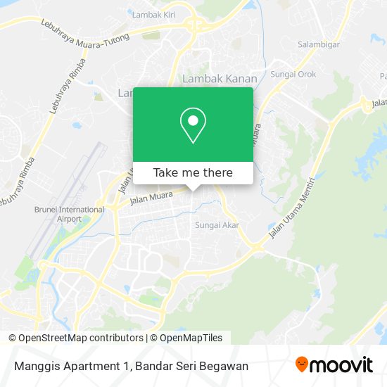 Manggis Apartment 1 map