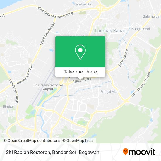 Peta Siti Rabiah Restoran