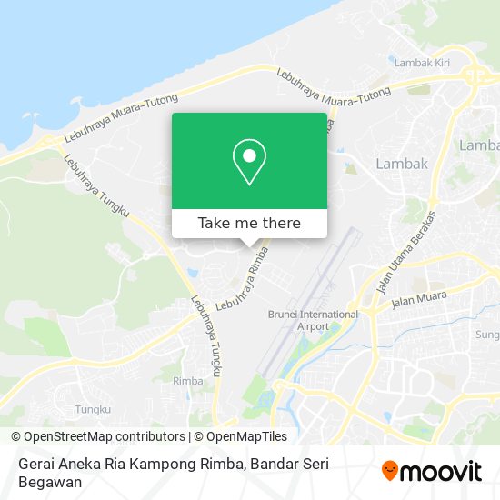 Peta Gerai Aneka Ria Kampong Rimba