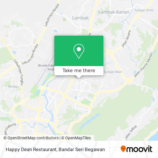 Happy Dean Restaurant map