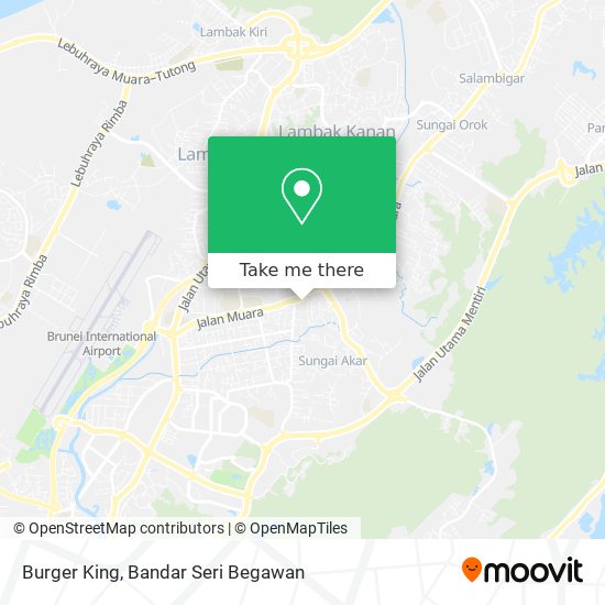 Burger King map