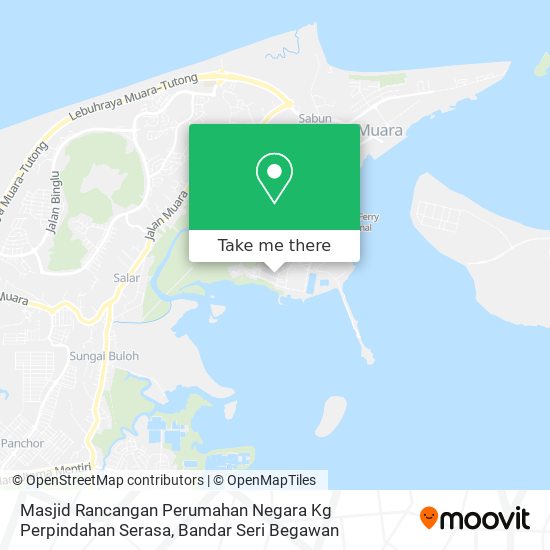 Masjid Rancangan Perumahan Negara Kg Perpindahan Serasa map