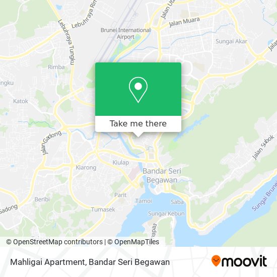Mahligai Apartment map