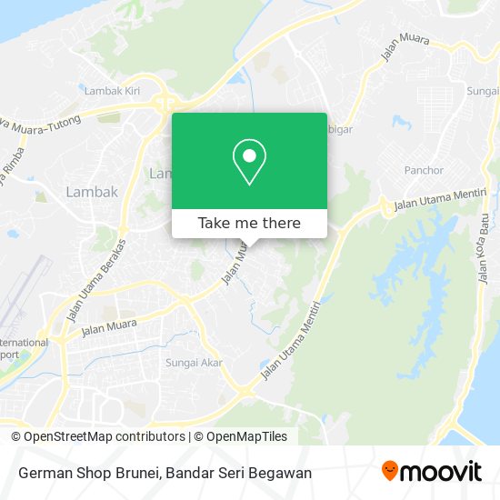 German Shop Brunei map