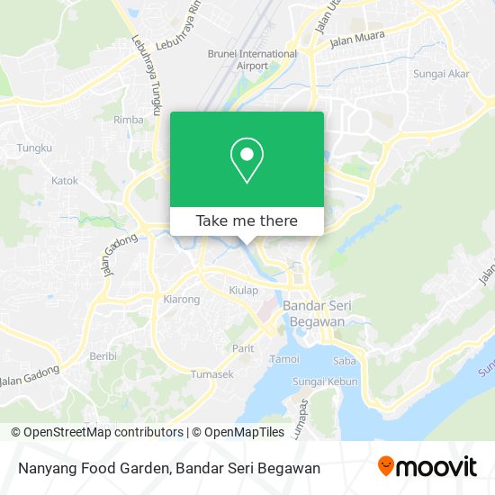 Nanyang Food Garden map