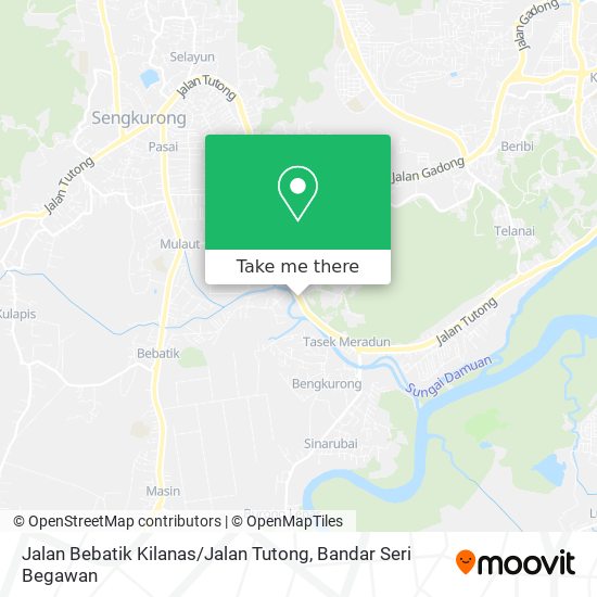 Peta Jalan Bebatik Kilanas / Jalan Tutong