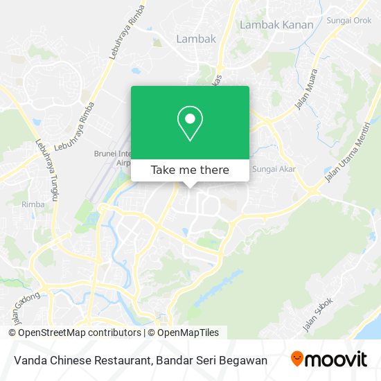 Vanda Chinese Restaurant map