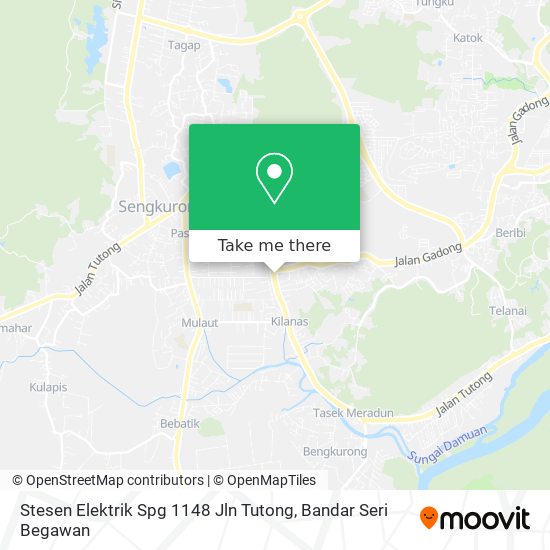 Peta Stesen Elektrik Spg 1148 Jln Tutong