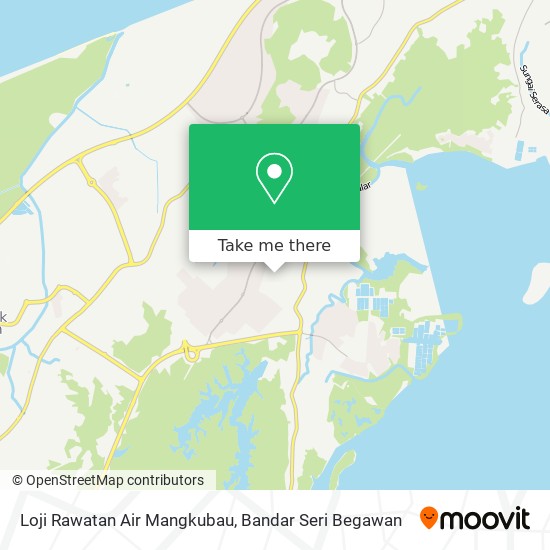 Loji Rawatan Air Mangkubau map