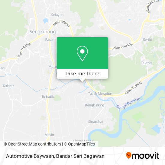 Automotive Baywash map