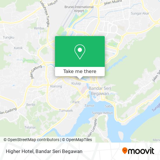 Higher Hotel map