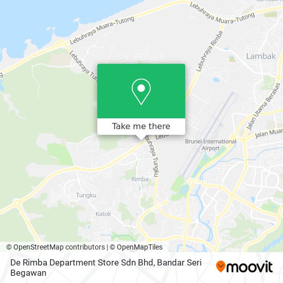 De Rimba Department Store Sdn Bhd map