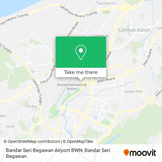 Peta Bandar Seri Begawan Airport BWN