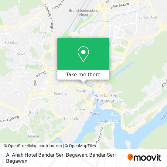 Peta Al Afiah Hotel Bandar Seri Begawan