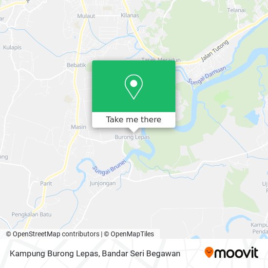 Peta Kampung Burong Lepas
