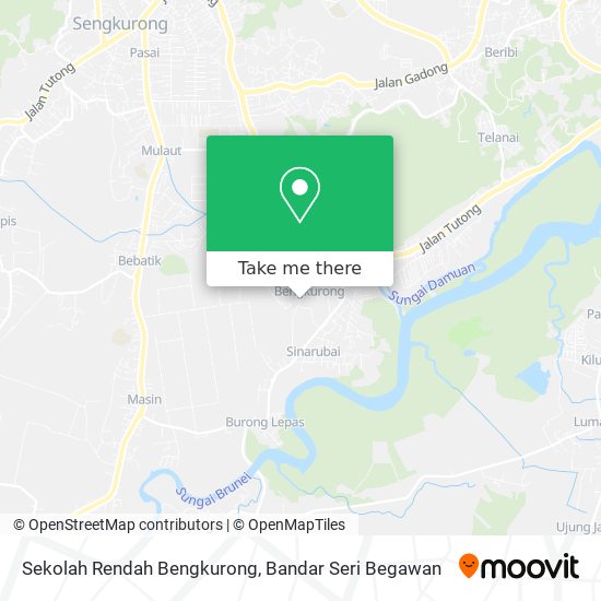 Sekolah Rendah Bengkurong map