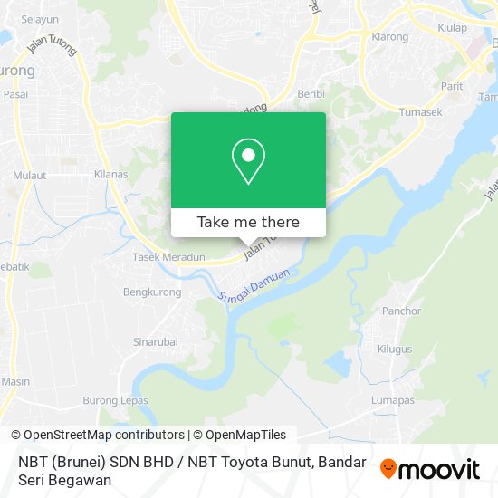 NBT (Brunei) SDN BHD / NBT Toyota Bunut map