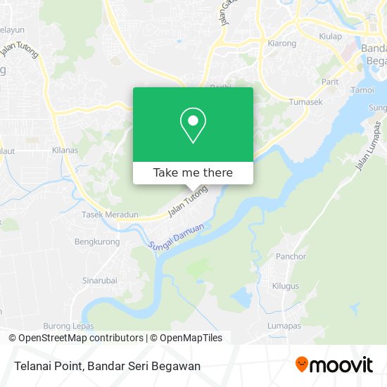 Telanai Point map