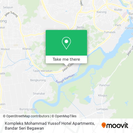 Kompleks Mohammad Yussof Hotel Apartments map