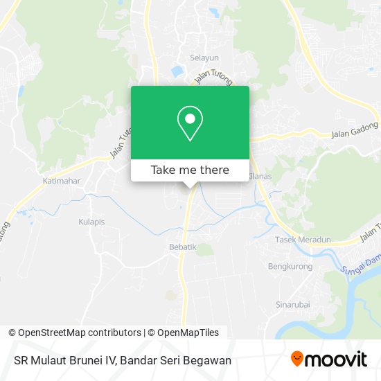 Peta SR Mulaut Brunei IV