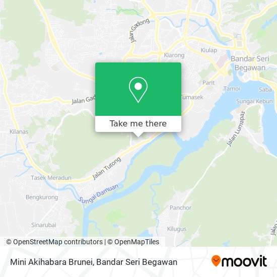 Peta Mini Akihabara Brunei
