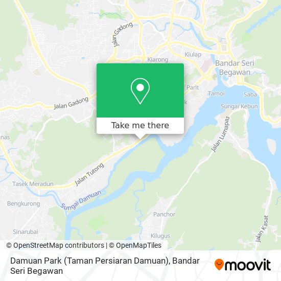 Peta Damuan Park (Taman Persiaran Damuan)