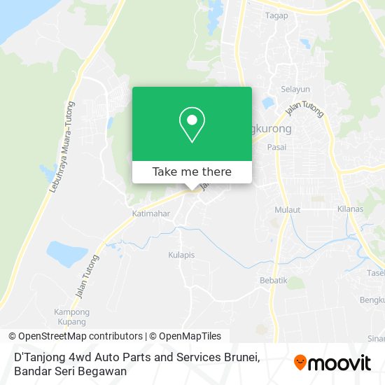 D'Tanjong 4wd Auto Parts and Services Brunei map