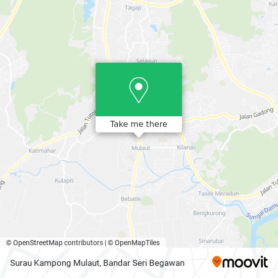 Surau Kampong Mulaut map