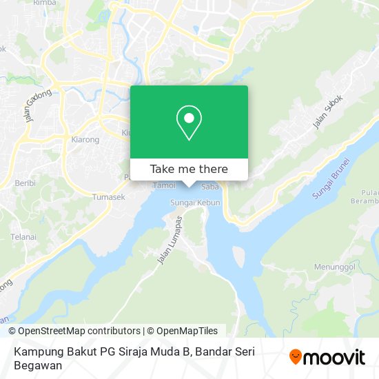 Peta Kampung Bakut PG Siraja Muda B