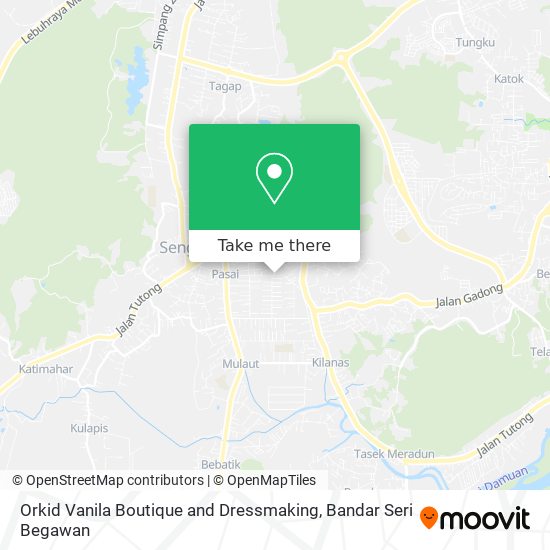 Orkid Vanila Boutique and Dressmaking map