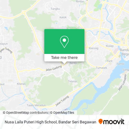 Peta Nusa Laila Puteri High School