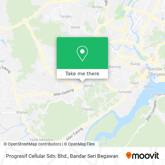Progresif Cellular Sdn. Bhd. map
