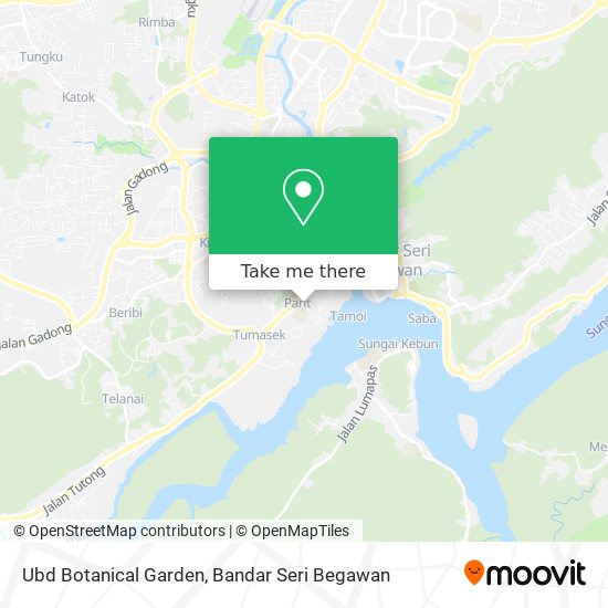 Ubd Botanical Garden map