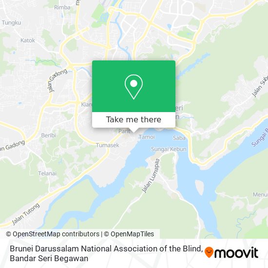 Brunei Darussalam National Association of the Blind map