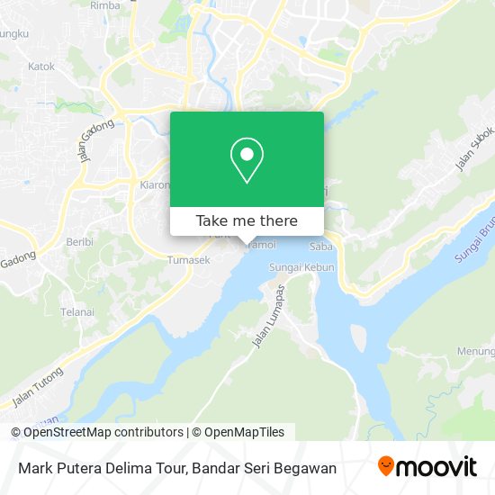 Mark Putera Delima Tour map