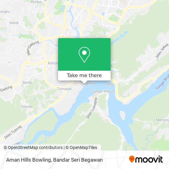 Aman Hills Bowling map