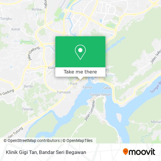 Klinik Gigi Tan map