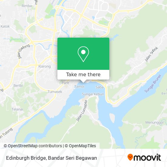 Edinburgh Bridge map