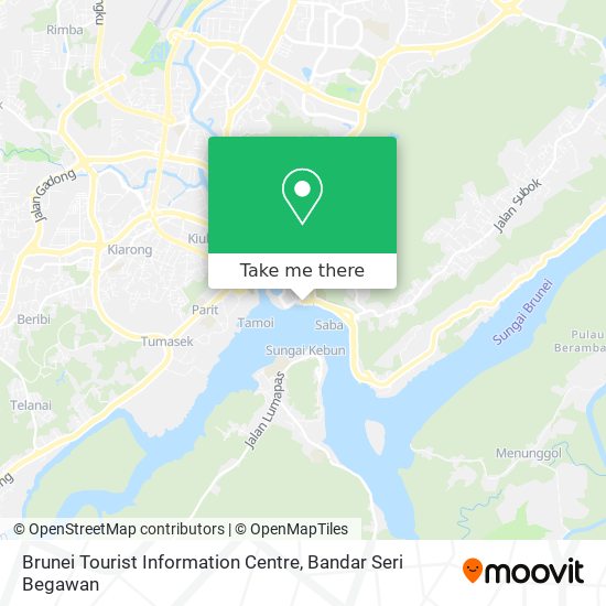 Brunei Tourist Information Centre map