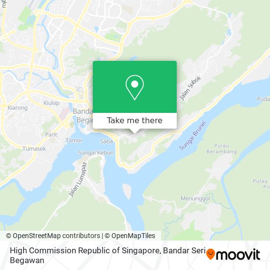 High Commission Republic of Singapore map