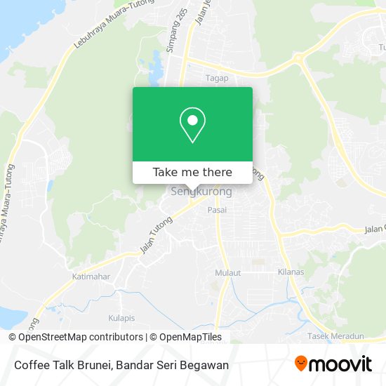 Coffee Talk Brunei map