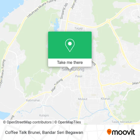 Coffee Talk Brunei map