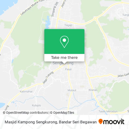 Peta Masjid Kampong Sengkurong