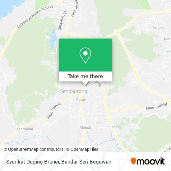 Peta Syarikat Daging Brunei