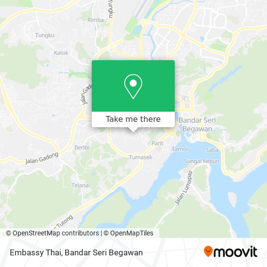 Embassy Thai map