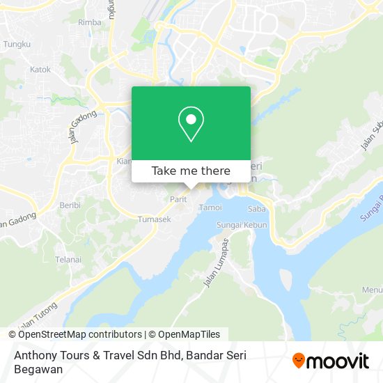 Anthony Tours & Travel Sdn Bhd map